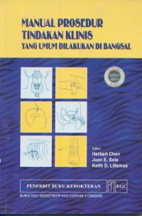 MANUAL PROSEDUR TINDAKAN KLINIS YANG UMUM DILAKUKAN DI BANGSAL