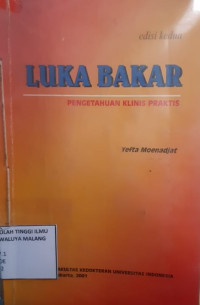 Luka Bakar; Pengetahuan Klinis Praktis; Edisi Kedua (1)